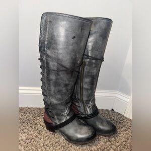 Freebird Gray Over the Knee Boots